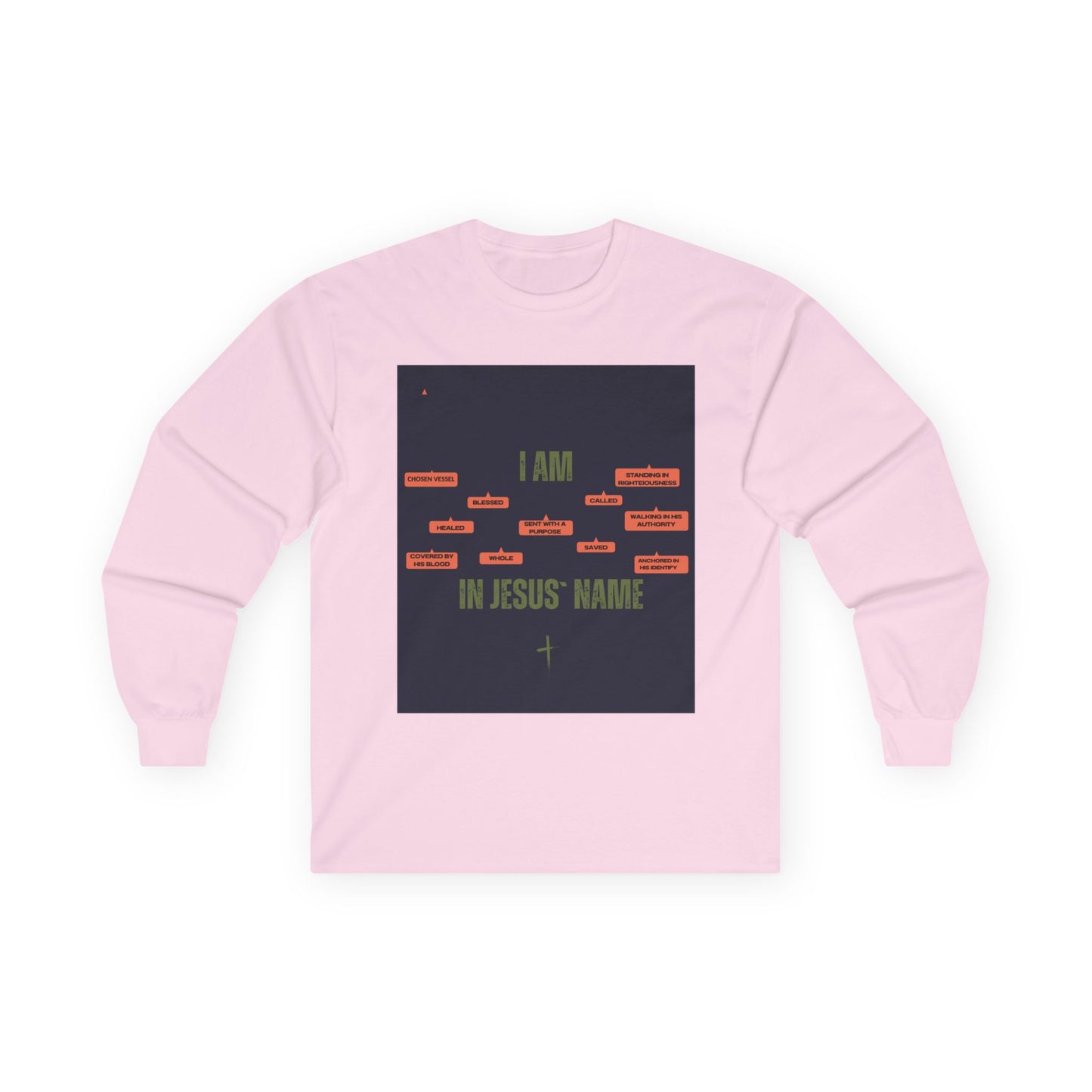 Long Sleeve Tee - Jesus Identity Proclamation Sweatshirt