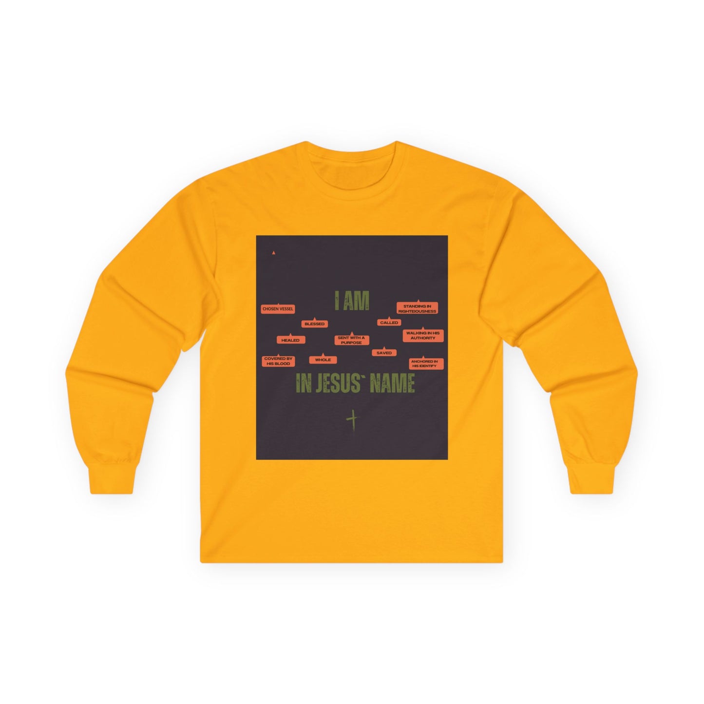 Long Sleeve Tee - Jesus Identity Proclamation Sweatshirt