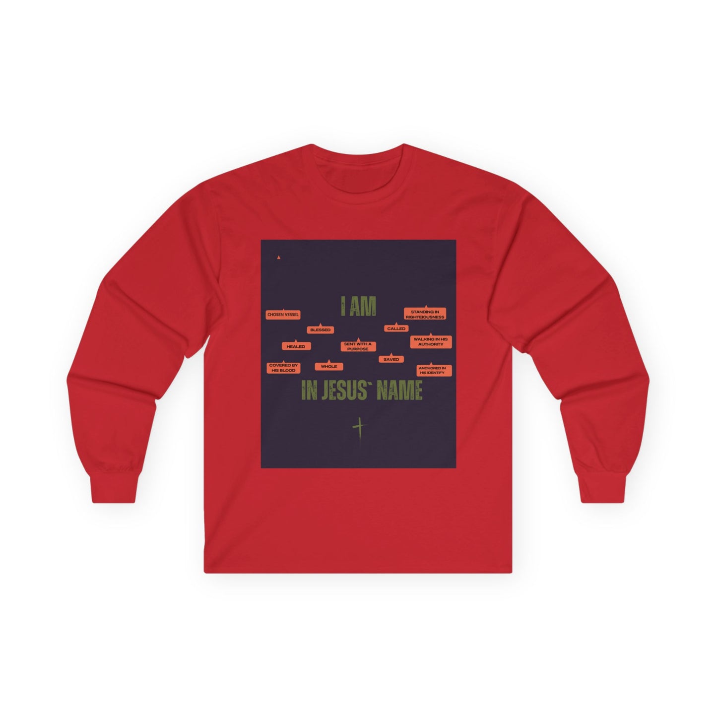 Long Sleeve Tee - Jesus Identity Proclamation Sweatshirt