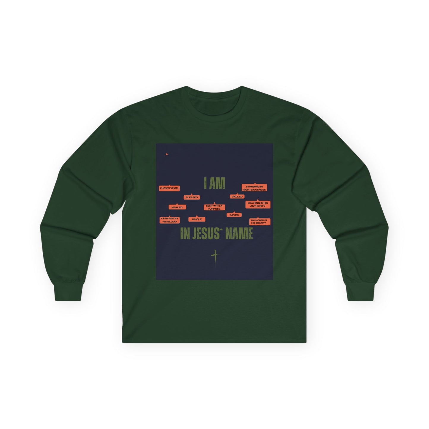 Long Sleeve Tee - Jesus Identity Proclamation Sweatshirt