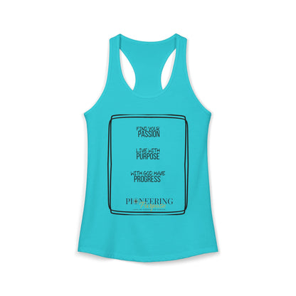 Passion and Purpose  Racerback Tank