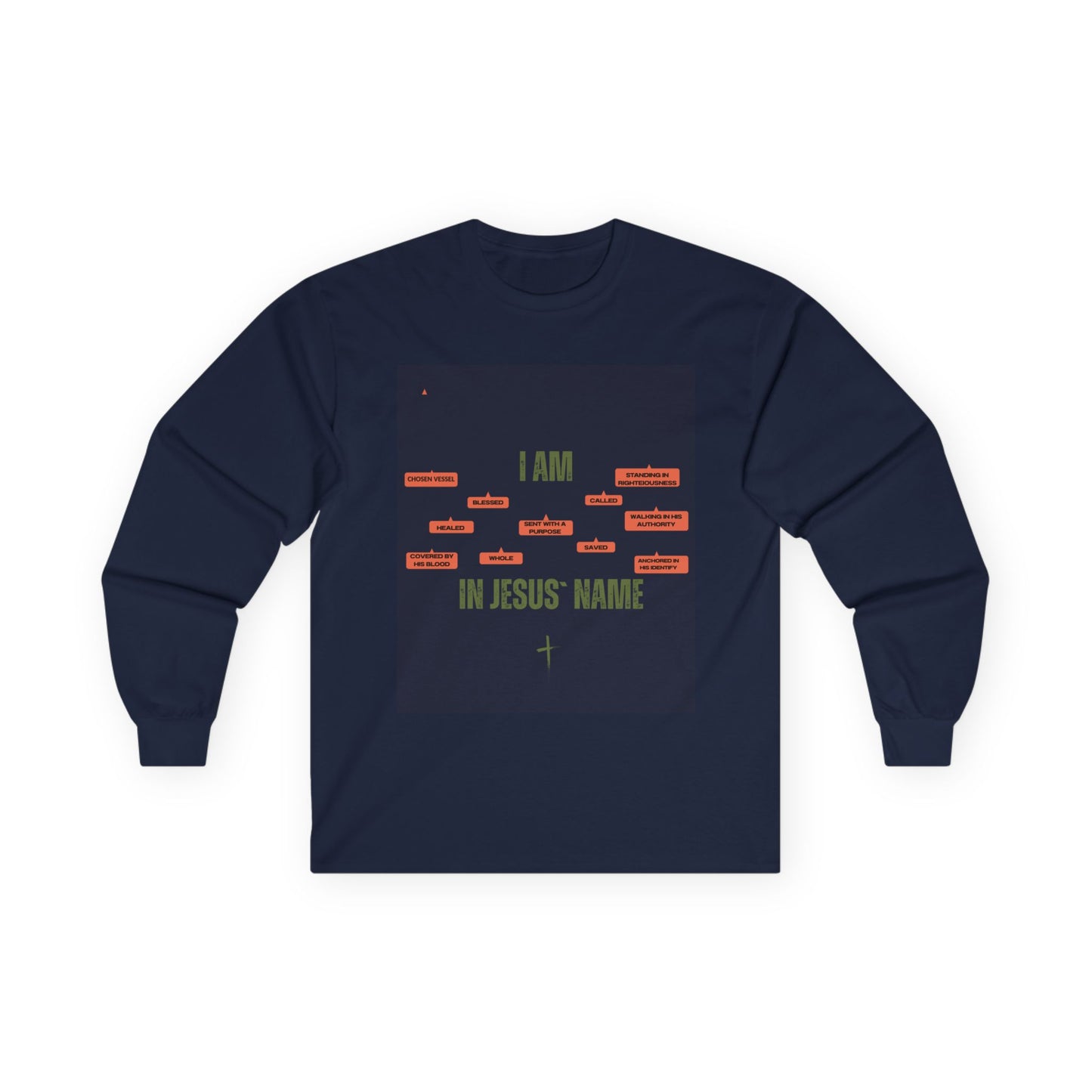 Long Sleeve Tee - Jesus Identity Proclamation Sweatshirt