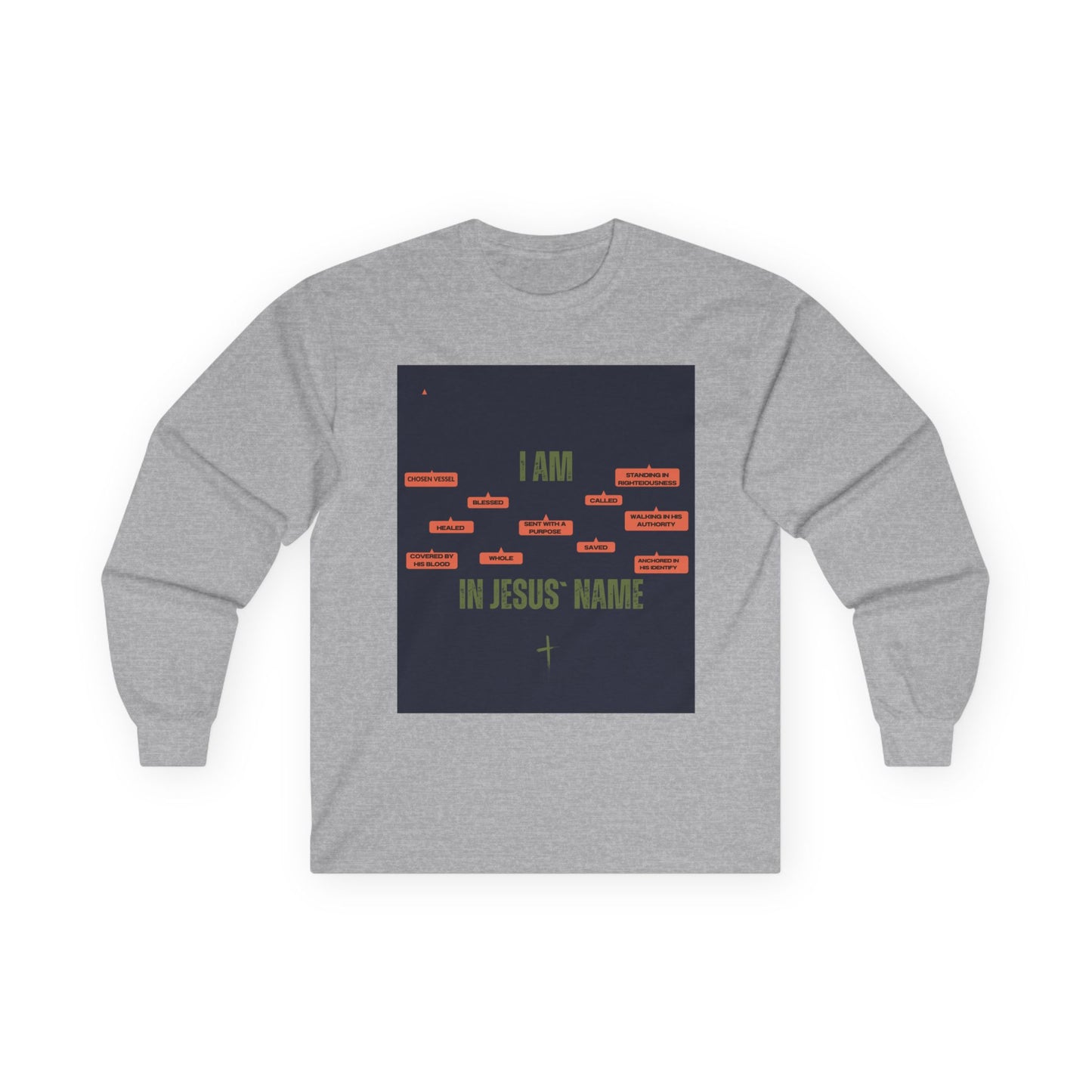 Long Sleeve Tee - Jesus Identity Proclamation Sweatshirt
