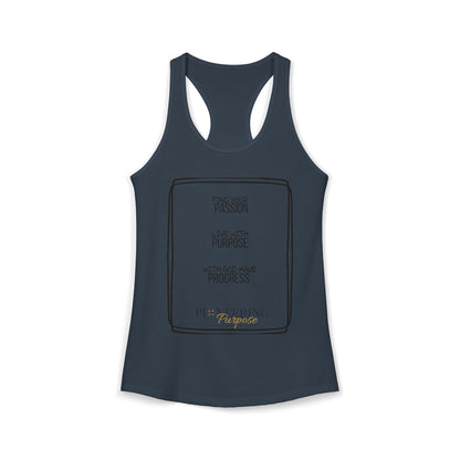 Passion and Purpose  Racerback Tank