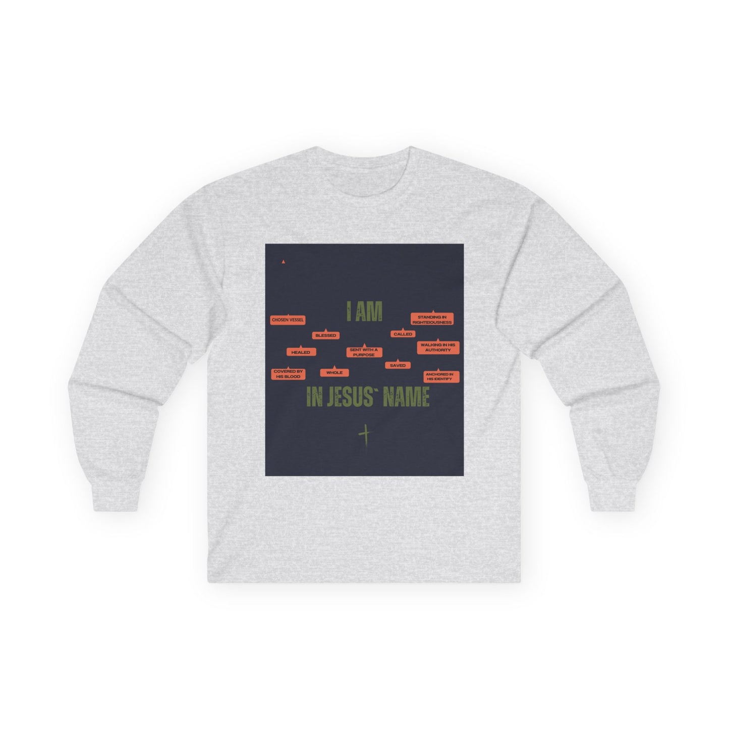 Long Sleeve Tee - Jesus Identity Proclamation Sweatshirt