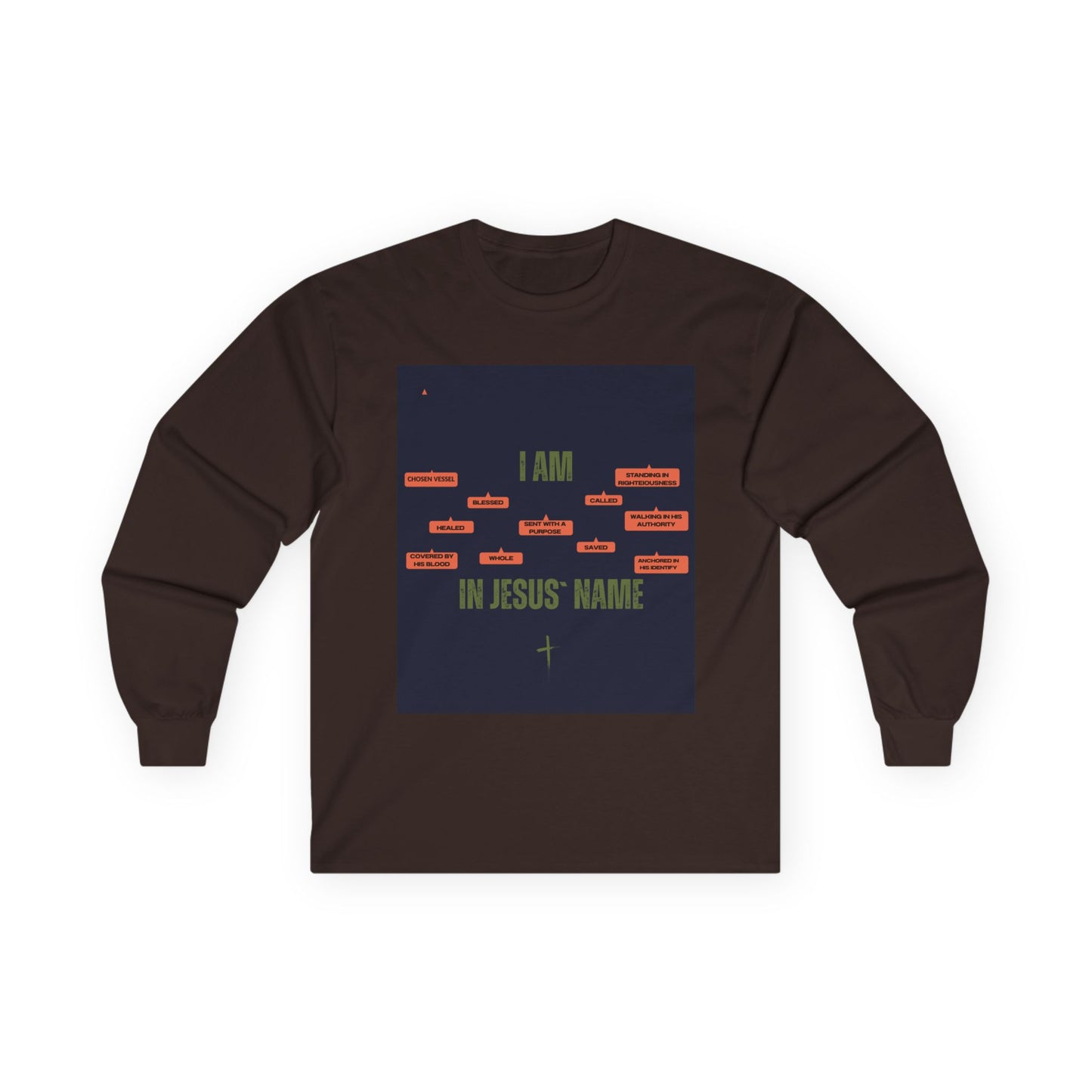 Long Sleeve Tee - Jesus Identity Proclamation Sweatshirt