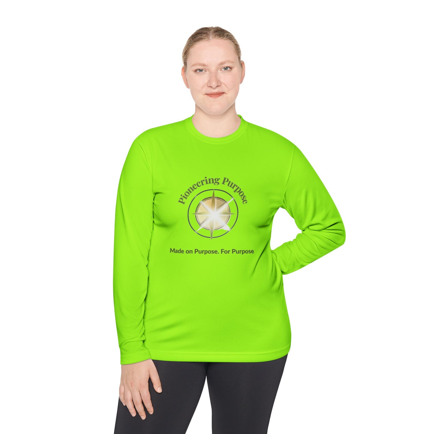 Unisex Lightweight Long Sleeve Tee with 'Pioneering Purpose' Message, Ideal for Casual Wear, Gifts, Yoga, Outdoor Activities, Everyday [...]