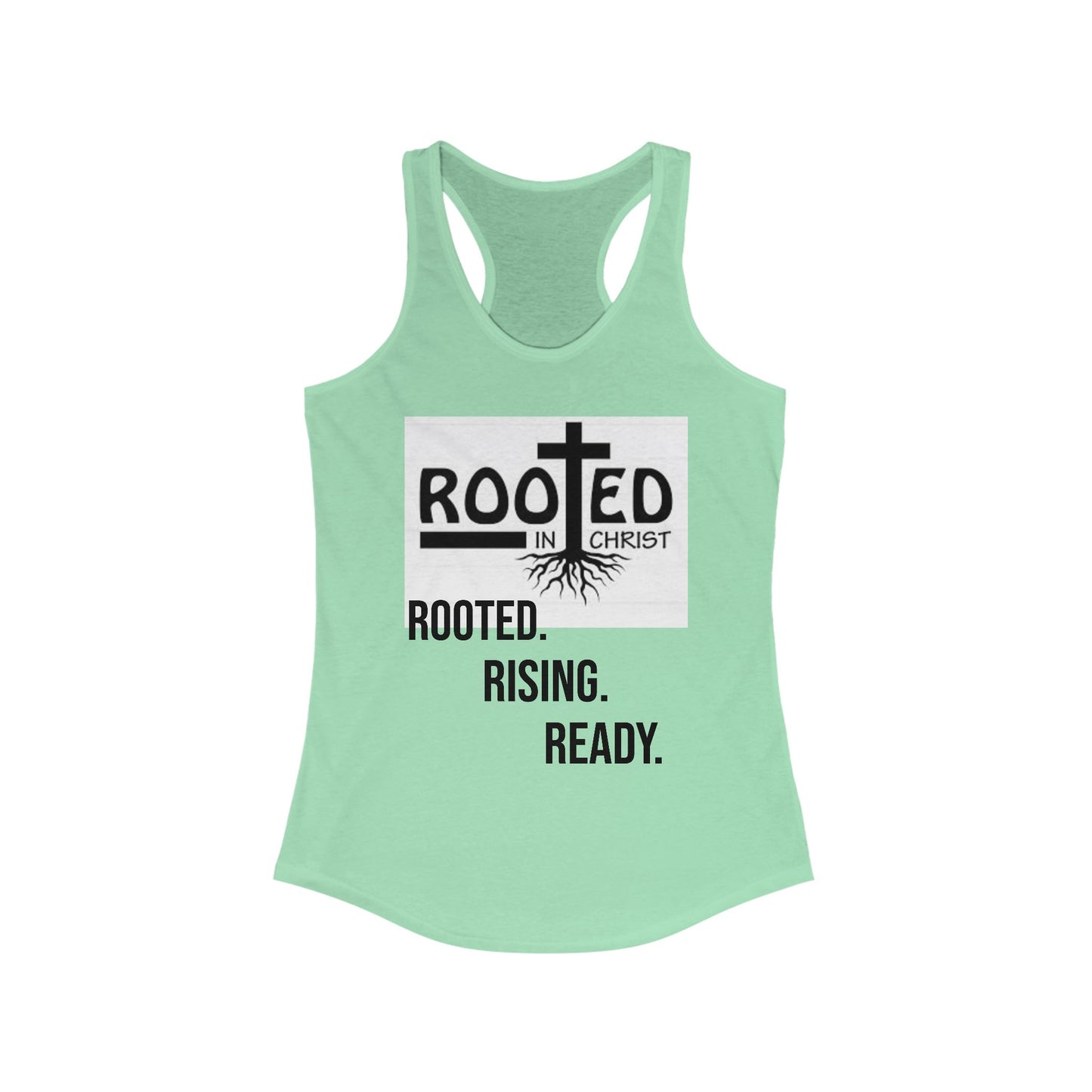 Racerback Tank Rooted in the Promises of the Lord