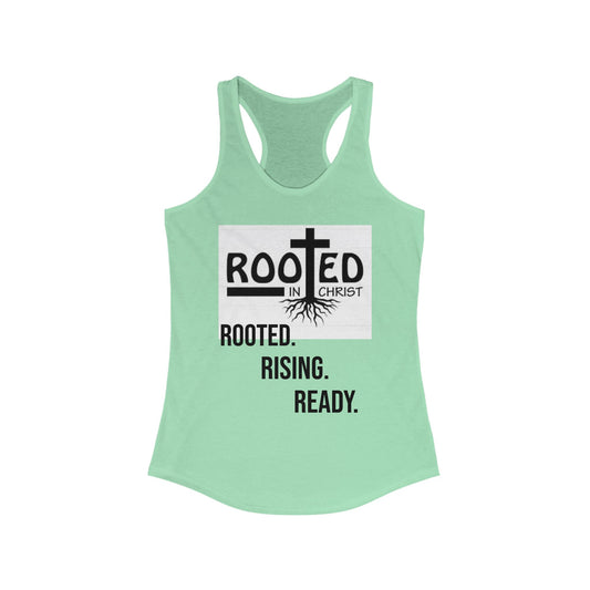 Racerback Tank Rooted in the Promises of the Lord