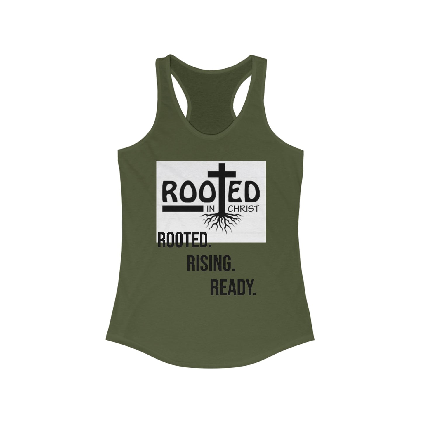 Racerback Tank Rooted in the Promises of the Lord