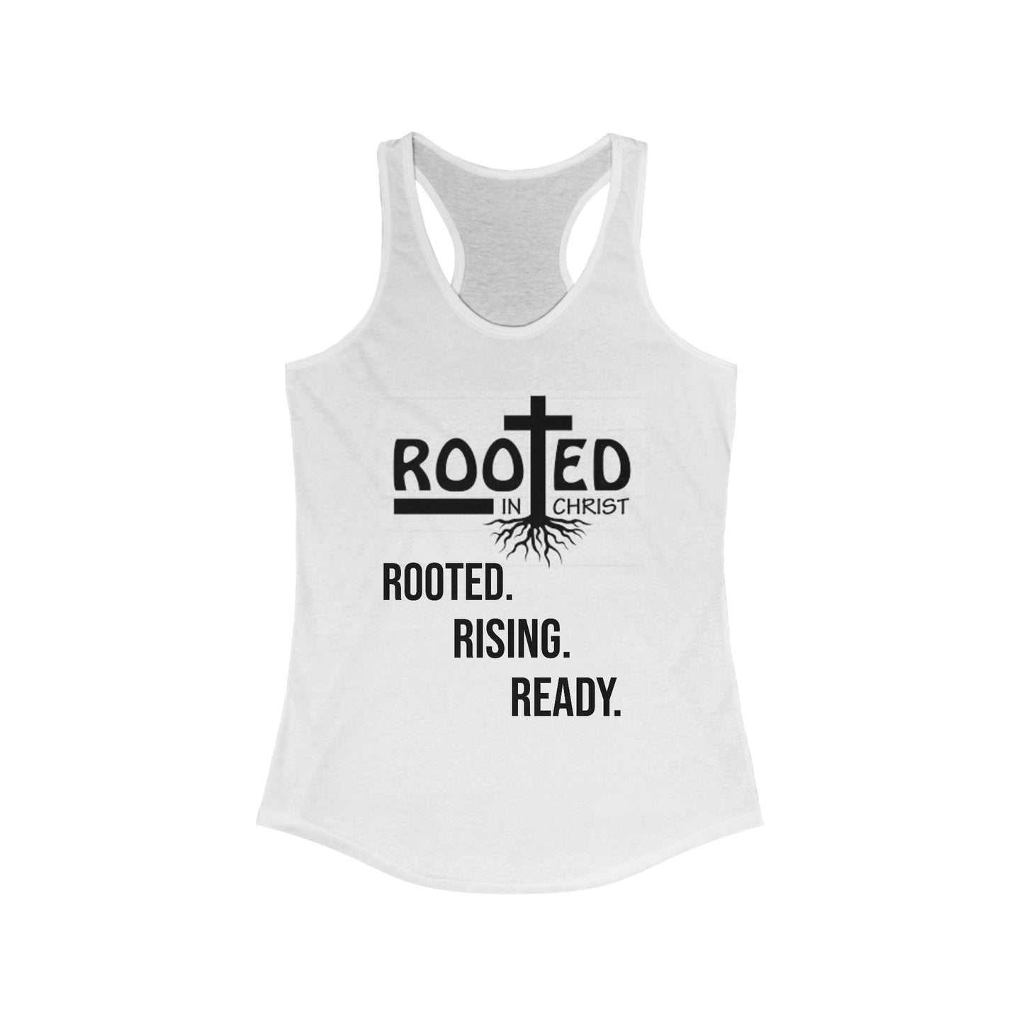 Racerback Tank Rooted in the Promises of the Lord