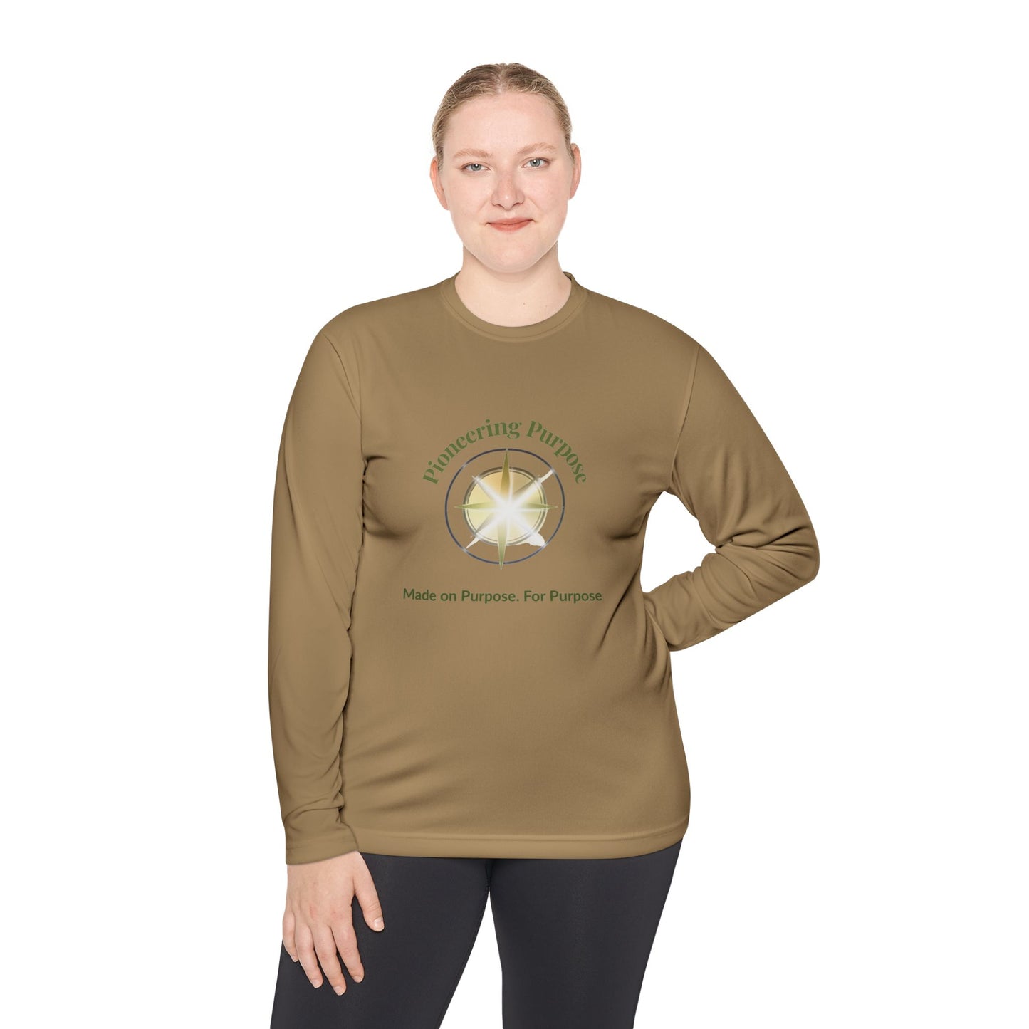 Unisex Lightweight Long Sleeve Tee with 'Pioneering Purpose' Message, Ideal for Casual Wear, Gifts, Yoga, Outdoor Activities, Everyday [...]