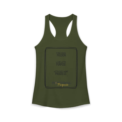 Passion and Purpose  Racerback Tank