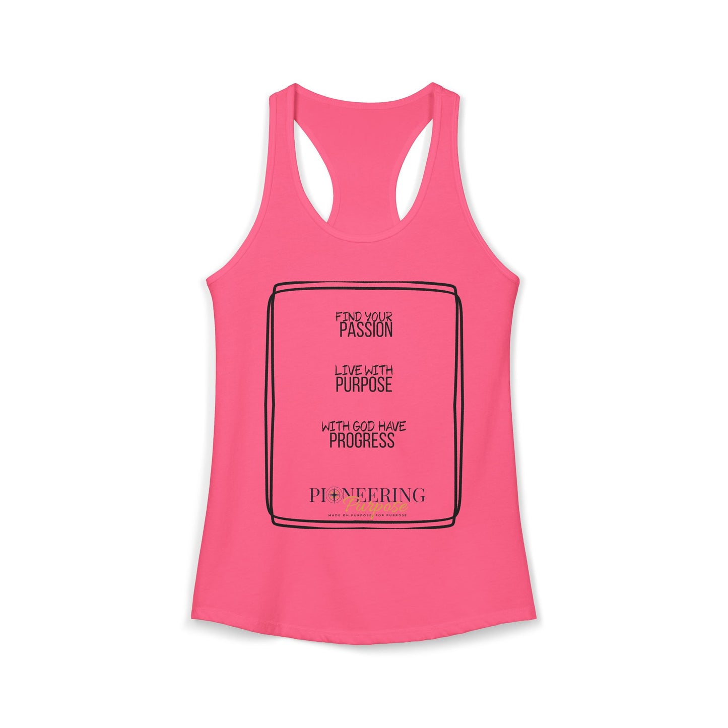 Passion and Purpose  Racerback Tank