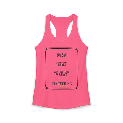 Passion and Purpose  Racerback Tank