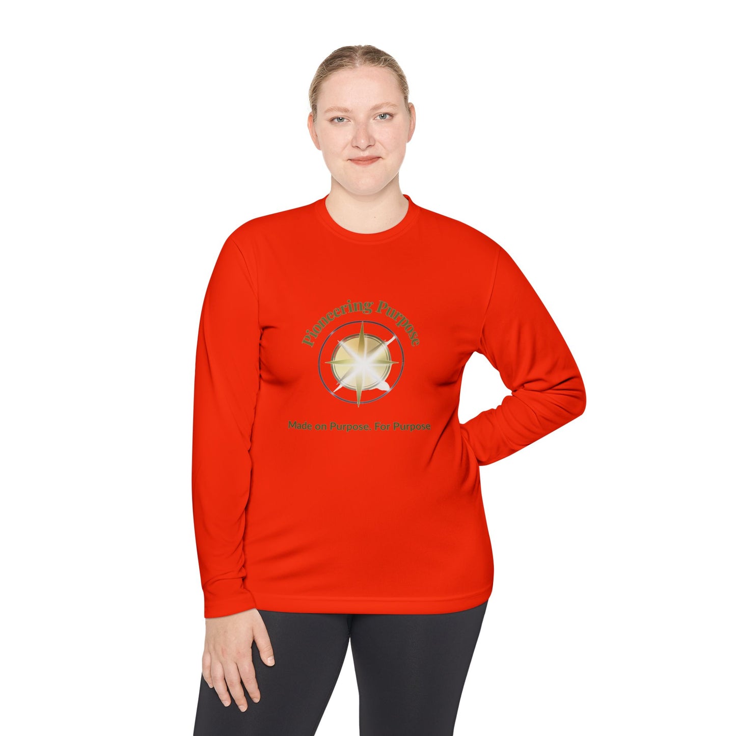 Unisex Lightweight Long Sleeve Tee with 'Pioneering Purpose' Message, Ideal for Casual Wear, Gifts, Yoga, Outdoor Activities, Everyday [...]