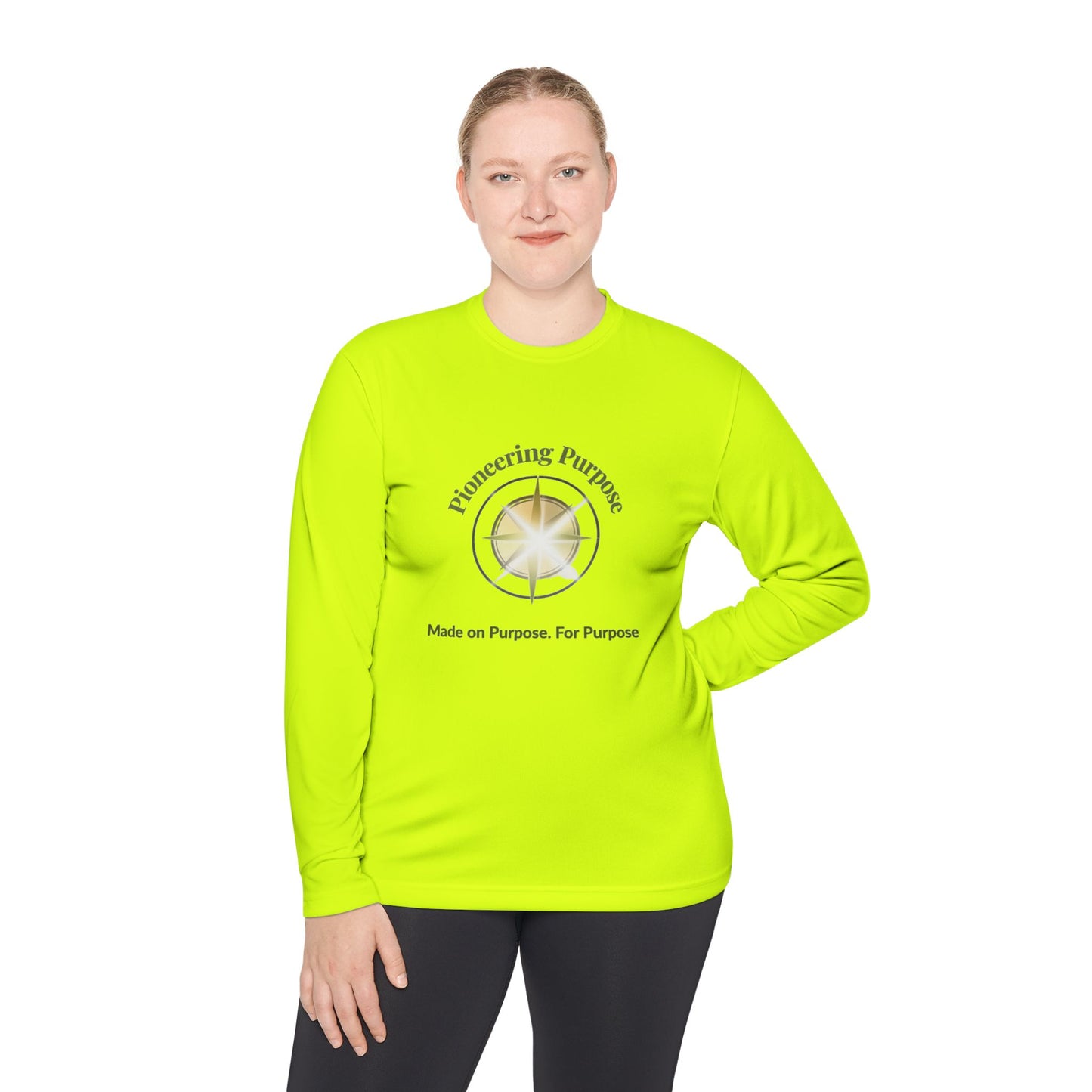 Unisex Lightweight Long Sleeve Tee with 'Pioneering Purpose' Message, Ideal for Casual Wear, Gifts, Yoga, Outdoor Activities, Everyday [...]