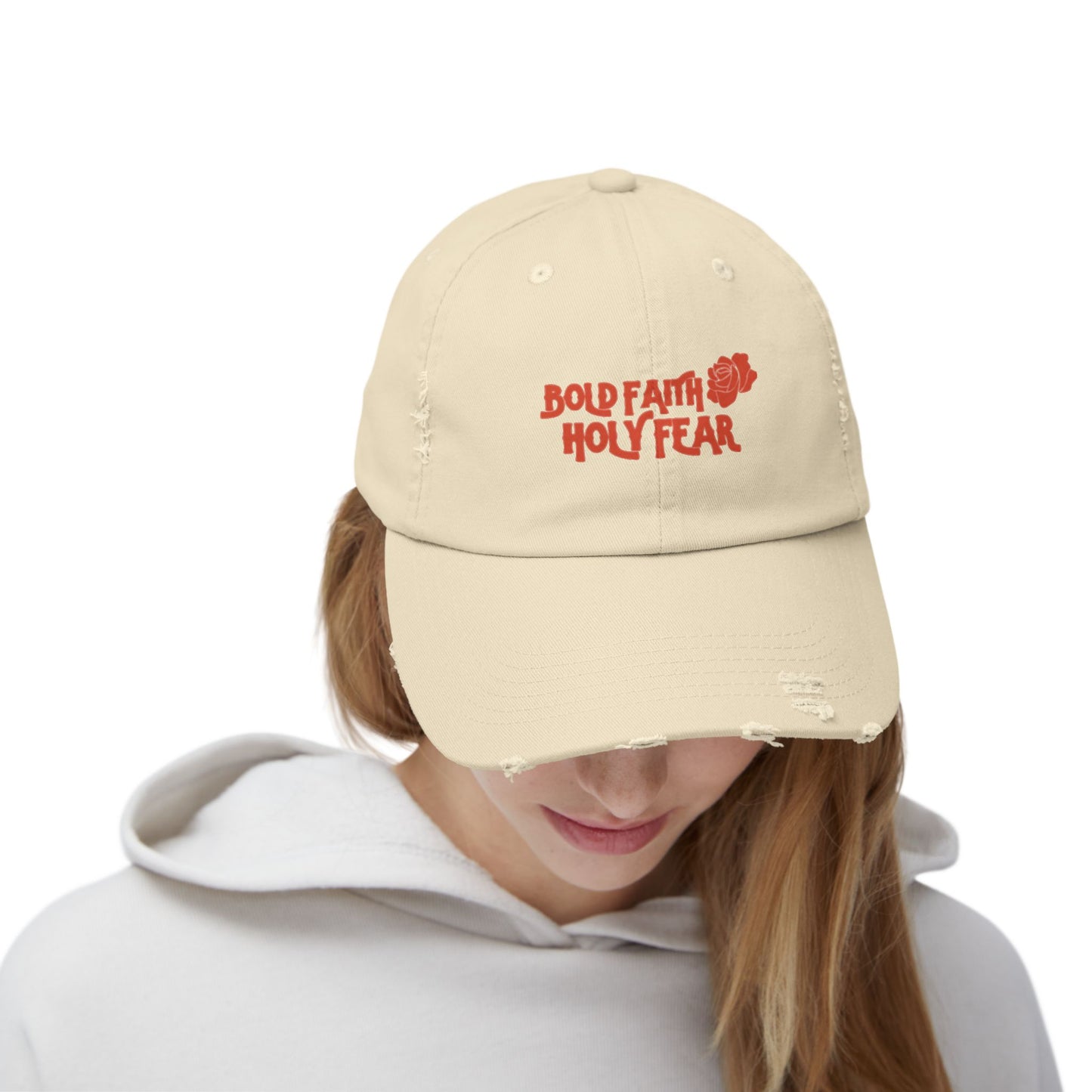 Bold Faith Distressed Cap