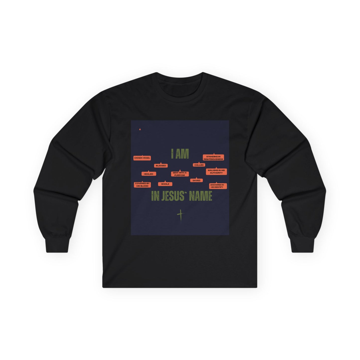 Long Sleeve Tee - Jesus Identity Proclamation Sweatshirt