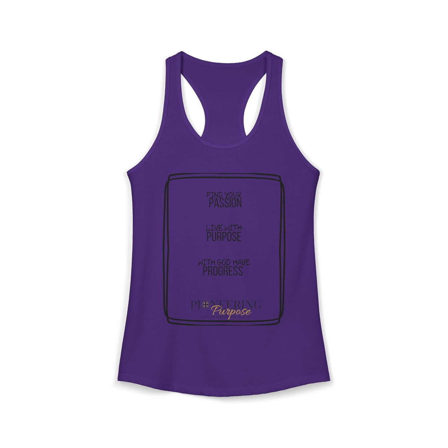 Passion and Purpose  Racerback Tank