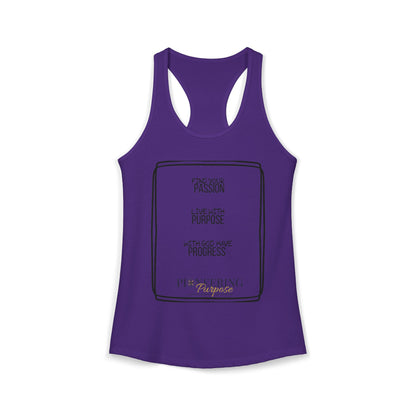 Passion and Purpose  Racerback Tank
