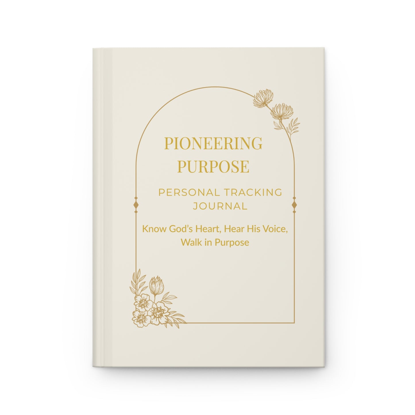 CREAM- Hardcover Journal Matte - Pioneering Purpose Journals for Journaling Your Process and Living in Purpose