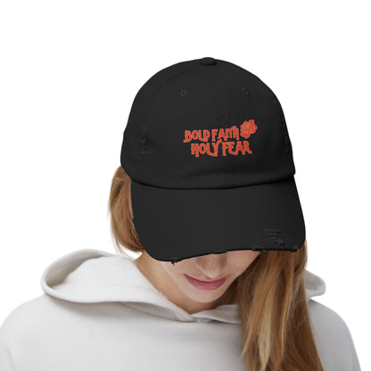Bold Faith Distressed Cap